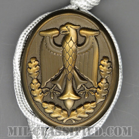 ドイツ連邦共和国軍 射撃技術章 (ブロンズ)（German Armed Forces Badge for Weapons Proficiency, Bronze）[カラー/バッジ（ランヤード/飾緒）]の画像