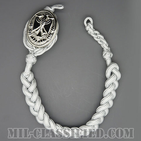 ドイツ連邦共和国軍 射撃技術章 (シルバー)（German Armed Forces Badge for Weapons Proficiency, Silver）[カラー/バッジ（ランヤード/飾緒）]の画像