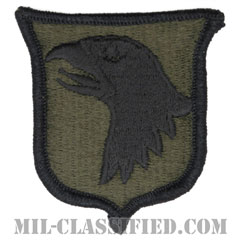第101空挺師団（101st Airborne Division）[サブデュード（ブラックエッジ）/メロウエッジ/パッチ]画像