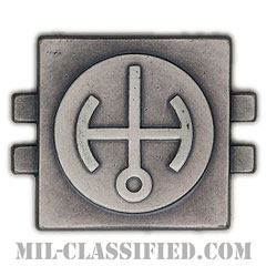 原子炉運転員章 (ベーシック)（Nuclear Reactor Operator Badge, Basic）[カラー/1965-1990/燻し銀/バッジ]画像