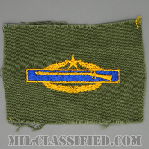 戦闘歩兵章 (シクス)（Combat Infantryman Badge (CIB), Sixth Award）[カラー/パッチ/1点物]の画像