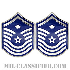 先任上級曹長（First Sergeant (E-8)）[カラー/空軍階級章（-1991）/バッジ/ペア（2個1組）]画像