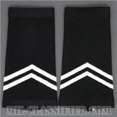 伍長 (士官学生用)（Cadet, Corporal (CPL)）[ブラック/ショルダー階級章/ロングサイズ肩章/ペア（2枚1組）]画像