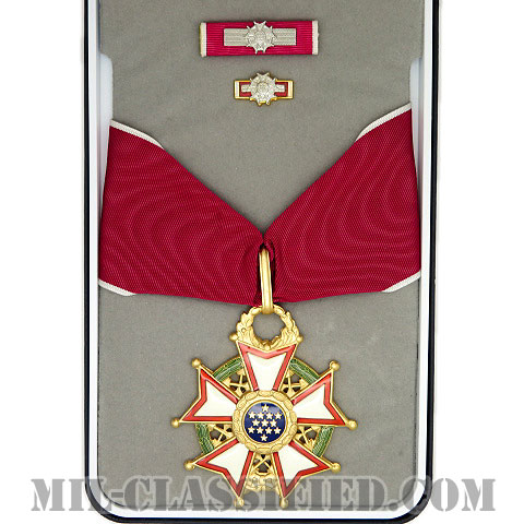 Legion of Merit, Commander [メダル（勲章・Medal）リボン（略綬・略章・Ribbon）ラペルボタン（ラペルピン）セット]の画像