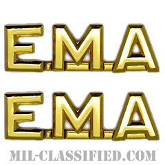 E.M.A.章 (イースタン陸軍士官学校/ミリタリーアカデミー)（Eastern Military Academy）[カラー/兵科章/バッジ/ペア（2個1組）]画像