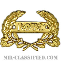 アメリカ陸軍予備役将校訓練課程制帽用帽章（ROTC (Reserve Officers' Training Corps) Service Cap Device）[カラー/バッジ]