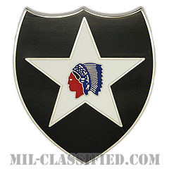 第2歩兵師団（2nd Infantry Division）[カラー/CSIB/ASU用バッジ]の画像