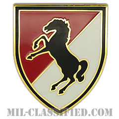 第11機甲騎兵連隊（11th Armored Cavalry Regiment）[カラー/CSIB/ASU用バッジ]の画像