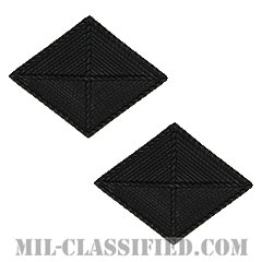 財務科章（Finance Corps）[サブデュード（ブラックメタル）/兵科章/バッジ/ペア（2個1組）]の画像