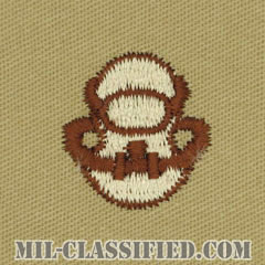 スキューバ員章（Diver Badge, Scuba）[デザート/パッチ]の画像