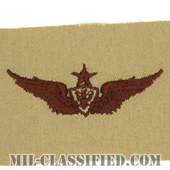 航空機搭乗員章 (シニア・エアクルー)（Army Aviation Badge (Aircrew), Senior）[デザート/パッチ]画像