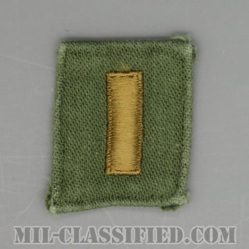 少尉（Second Lieutenant (2LT)）[サブデュード/1960s/コットン100％/パッチ/中古1点物]画像