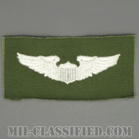 航空機操縦士章 (パイロット)（Air Force Pilot Badge）[カラー/パッチ/1点物]の画像
