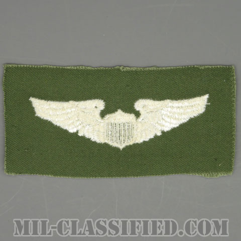 航空機操縦士章 (パイロット)（Air Force Pilot Badge）[カラー/パッチ/1点物]画像