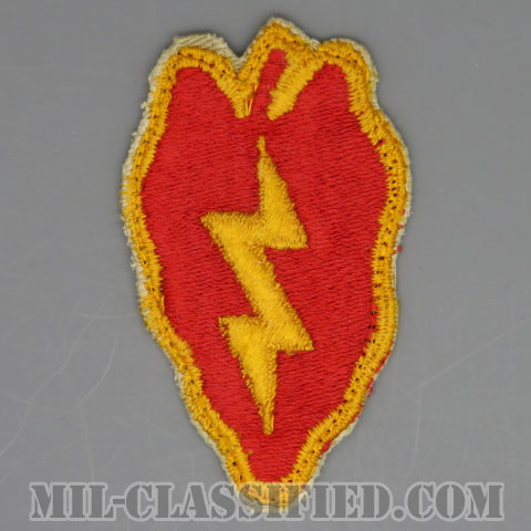 第25歩兵師団（25th Infantry Division）[カラー/カットエッジ/パッチ/中古1点物]の画像