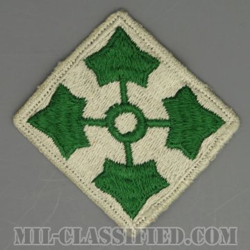 第4歩兵師団（4th Infantry Division）[カラー/カットエッジ/パッチ/中古1点物]画像