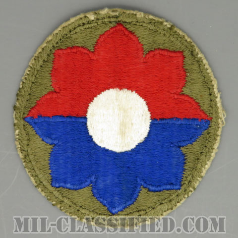 第9歩兵師団（9th Infantry Division）[カラー/カットエッジ/パッチ/中古1点物]の画像