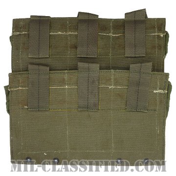 米軍 M1918A2 ブローニング オートマチック ライフル（BAR）用 マガジンベルトポーチ ナム戦ロット 左右ペア [1点物]の画像