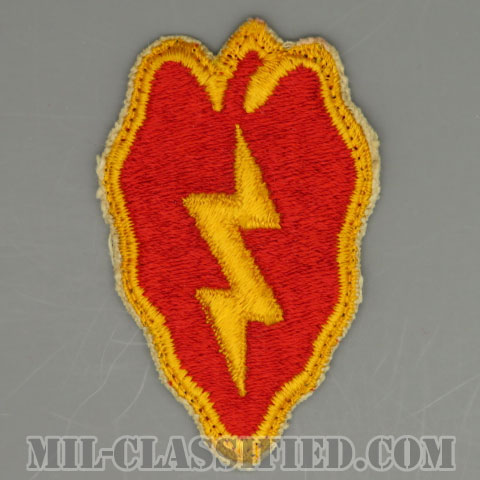 第25歩兵師団（25th Infantry Division）[カラー/カットエッジ/パッチ/中古1点物]の画像