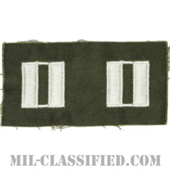 大尉（Captain (CPT)）[カラー/階級章/ペア（2枚1組）/レプリカ]の画像