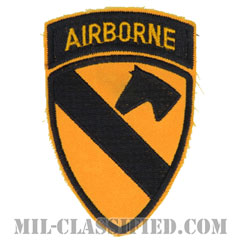 第1騎兵師団（1st Cavalry Division）[カラー/カットエッジ/エアボーンタブ付/パッチ/ノベルティ]の画像