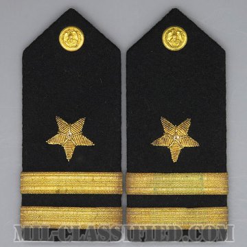 大尉 (一般兵科)（Line Officer, Lieutenant）[海軍ショルダーボード階級章（男性用）/BOX付/ペア（2枚1組）/中古1点物]画像