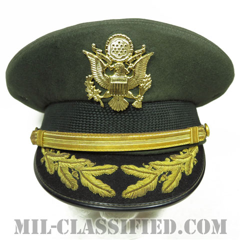 陸軍将校（佐官）用制帽（Service Cap, Field Grade Officer）7 1/4（58cm）[グリーンユニフォーム用制帽/帽章付/中古1点物]画像