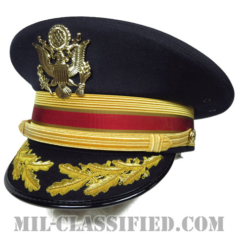 陸軍将校（佐官兵站科）用制帽（Service Cap, Field Grade Officer）7 5/8（61cm）[サービスユニフォーム（ASU）用制帽/帽章付/中古1点物]の画像