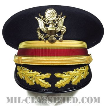 陸軍将校（佐官兵站科）用制帽（Service Cap, Field Grade Officer）7 5/8（61cm）[サービスユニフォーム（ASU）用制帽/帽章付/中古1点物]画像
