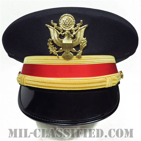 陸軍将校（尉官砲兵科）用制帽（Service Cap, Company Grade Officer）7 1/2（60cm）[サービスユニフォーム（ASU）用制帽/帽章付/中古1点物]画像