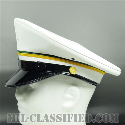 陸軍憲兵下士官・将校（尉官）用制帽（Service Cap, Military Police）7 3/4（62cm）[ミリタリーポリス用ホワイト制帽（サービスキャップ）/1974年ロット]画像