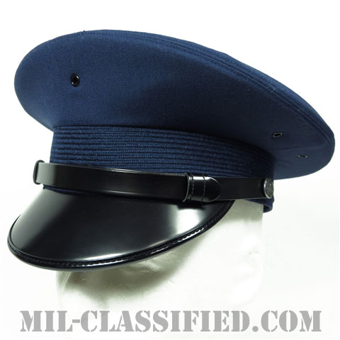 空軍下士官・将校（尉官）用制帽（Service Cap, Enlisted & Company Grade Officer）[ブルーサービスユニフォーム用制帽（サービスキャップ）/1987年ロット]の画像