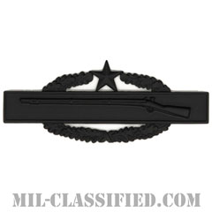戦闘歩兵章 (セカンド)（Combat Infantryman Badge (CIB), Second Award）[サブデュード（ブラックメタル）/バッジ]の画像