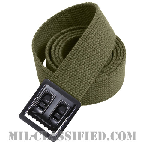 米軍 OD・トラウザーズベルト (野戦用オープン型ブラックバックル) [レプリカ]の画像