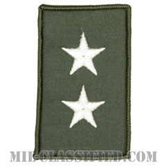 少将 (上級少将)（Rear Admiral Upper Half (RADM)）[フライトスーツ用セージグリーン/海軍階級章/ペア（2枚1組）]の画像