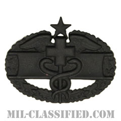 戦闘医療章 (セカンド)（Combat Medical Badge (CMB), Second Award）[サブデュード（ブラックメタル）/バッジ]の画像