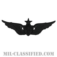 飛行医師章 (シニア)（Flight Surgeon, Senior）[サブデュード（ブラックメタル）/バッジ]の画像