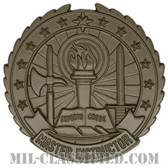 指導者章 (マスター・インストラクター)（Instructor Badge, Master）[サブデュード（ブラックメタル）/バッジ]の画像