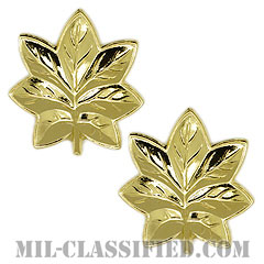 少佐（Major/Lieutenant Commander）[カラー/コート用レギュラーサイズ/海軍・海兵隊階級章/バッジ/ペア（2個1組）]の画像