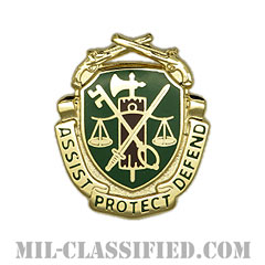 憲兵連隊（Military Police Regimental Corps）[カラー/クレスト（Crest・DUI・DI）バッジ]画像