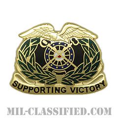 需品連隊（Quartermaster Regimental Corps）[カラー/クレスト（Crest・DUI・DI）バッジ]画像