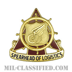 輸送連隊（Transportation Regimental Corps）[カラー/クレスト（Crest・DUI・DI）バッジ]画像