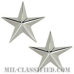 准将（Brigadier General (BG)）[カラー/階級章/バッジ/ペア（2個1組）]の画像