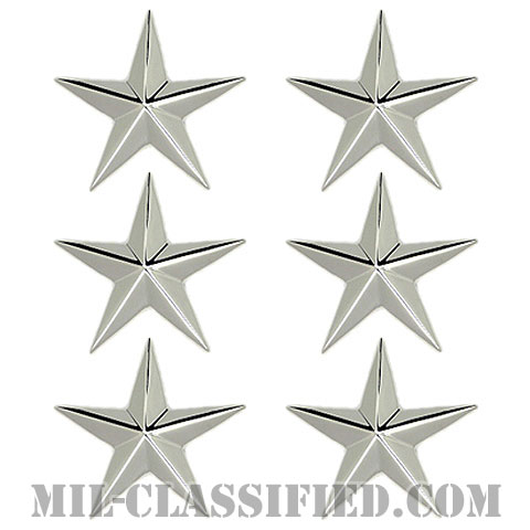 中将（Lieutenant General (LTG)）[カラー/階級章/バッジ/ペア（2個1組）]の画像