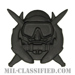 特殊作戦潜水員章（Diver Badge, Special Operations Diver）[サブデュード（ブラックメタル）/バッジ]の画像
