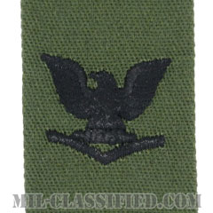 三等兵曹（Petty Officer Third Class）[サブデュード/海軍階級章/生地テープパッチ/ペア（2枚1組）]の画像