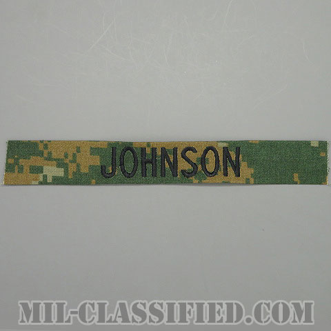 JOHNSON [MARPAT/ウッドランド/海兵隊ネームテープ/生地テープパッチ]の画像