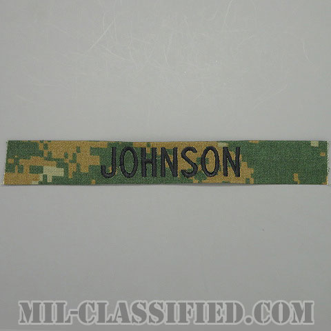 JOHNSON [MARPAT/ウッドランド/海兵隊ネームテープ/生地テープパッチ]画像