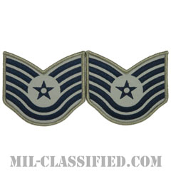 技能軍曹（Technical Sergeant）[ABU/メロウエッジ/空軍階級章/Large（男性用）/パッチ/ペア（2枚1組）]画像