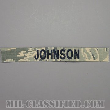 JOHNSON [ABU/ブルー刺繍/空軍ネームテープ/生地テープパッチ]画像